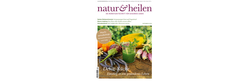 09-2015 Neuer Artikel bei „natur & heilen“