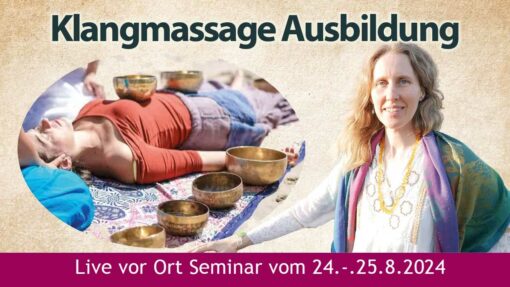 Klangmassage Ausbildung Schwarzwald mit Sylvia Harke